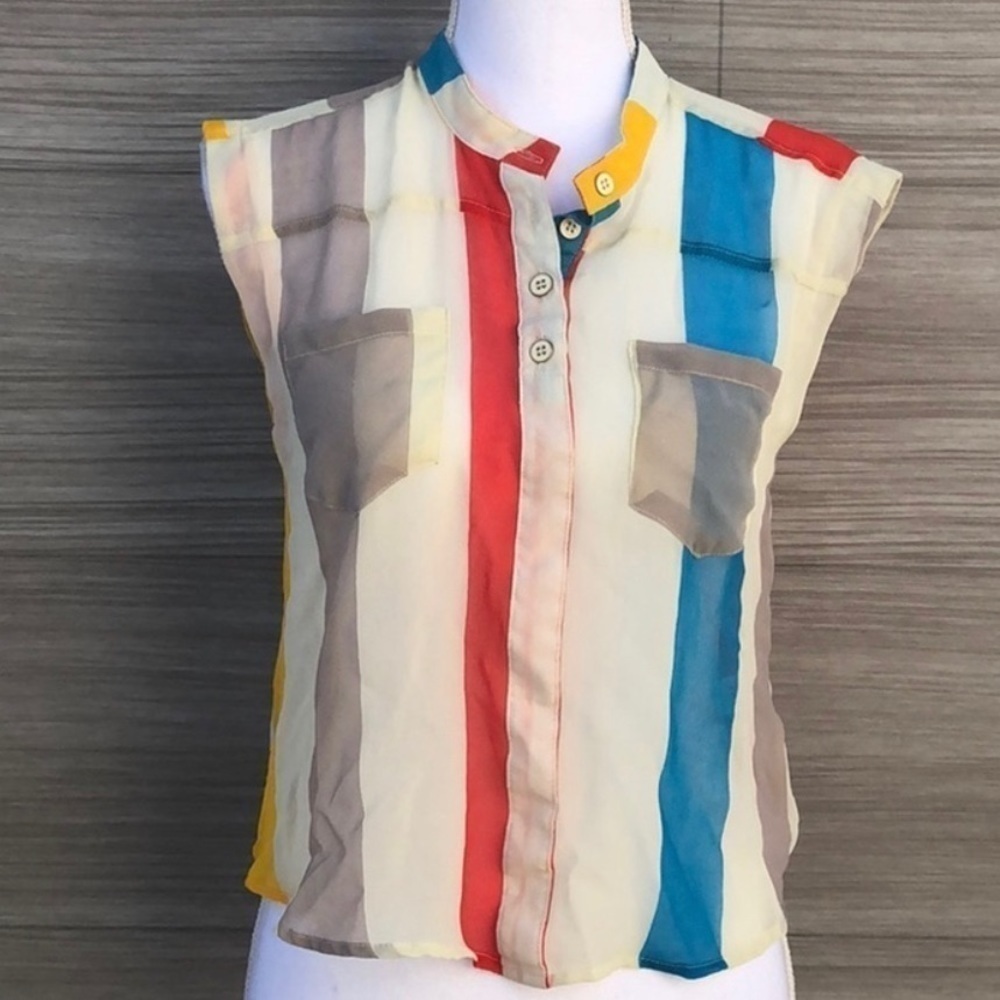 Striped blouse Mind Code Size Small - Picture 3 of 9